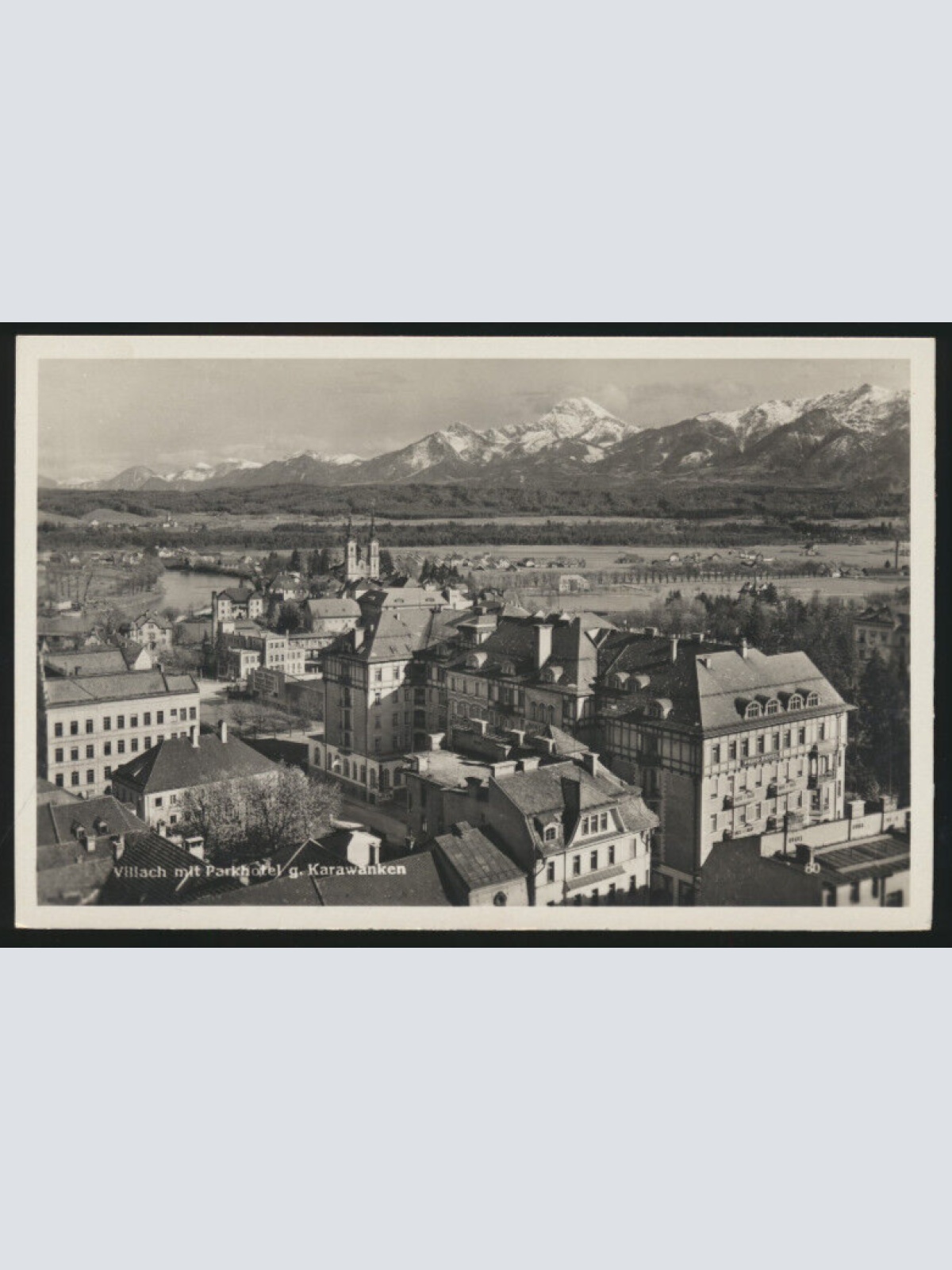 AK aus Villach mit Parkhotel Kärnten (4296)