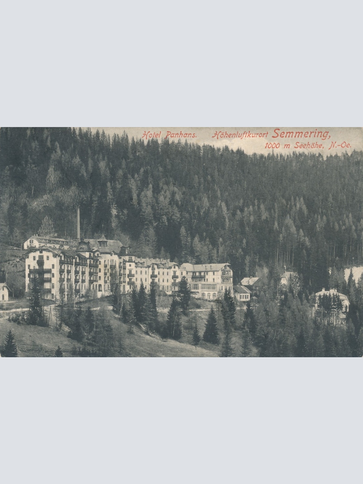 AK, Hotel Panhans, Höhenluftkurort Semmering, Niederösterreich (S390)