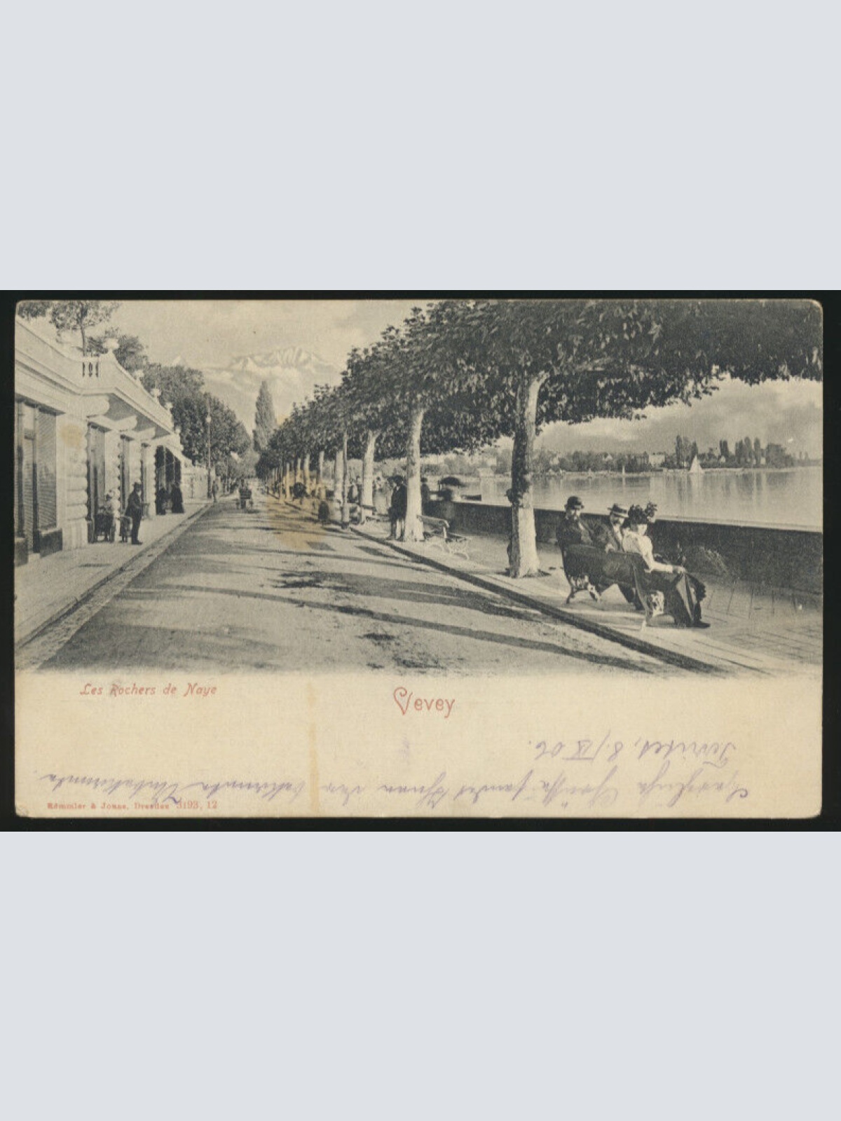 AK aus Vevey Kanton - Waadt Schweiz (3748)