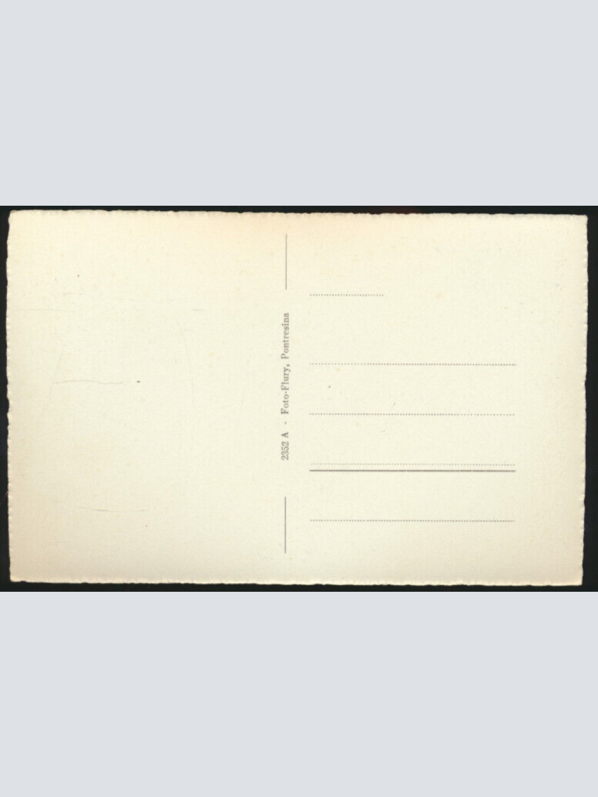 AK aus Pontresina Engadinerhäuser Kanton - Graubünden Schweiz (3747)