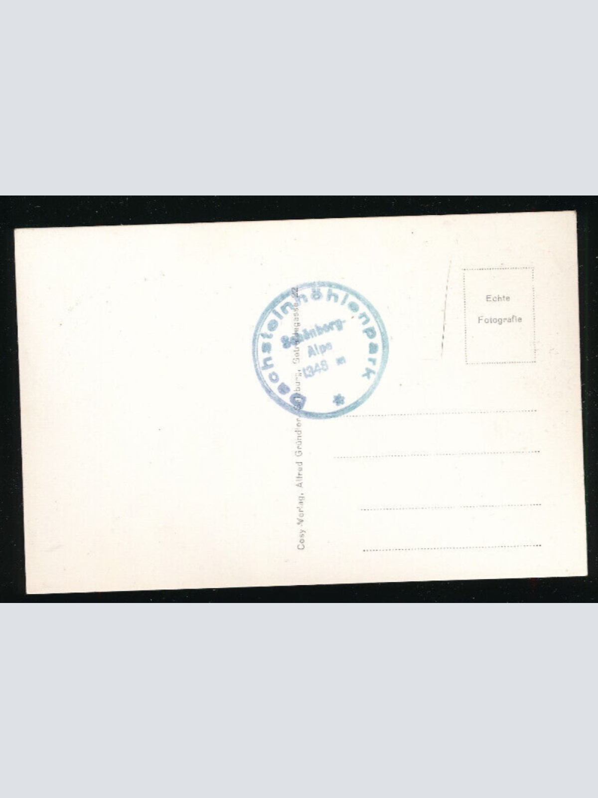 AK aus Obertraun , Schönbergalpe Oberösterreich (L3753)