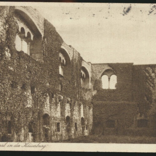 AK aus Eger Banketsaal in der Kaiserburg Ungarn (4309)