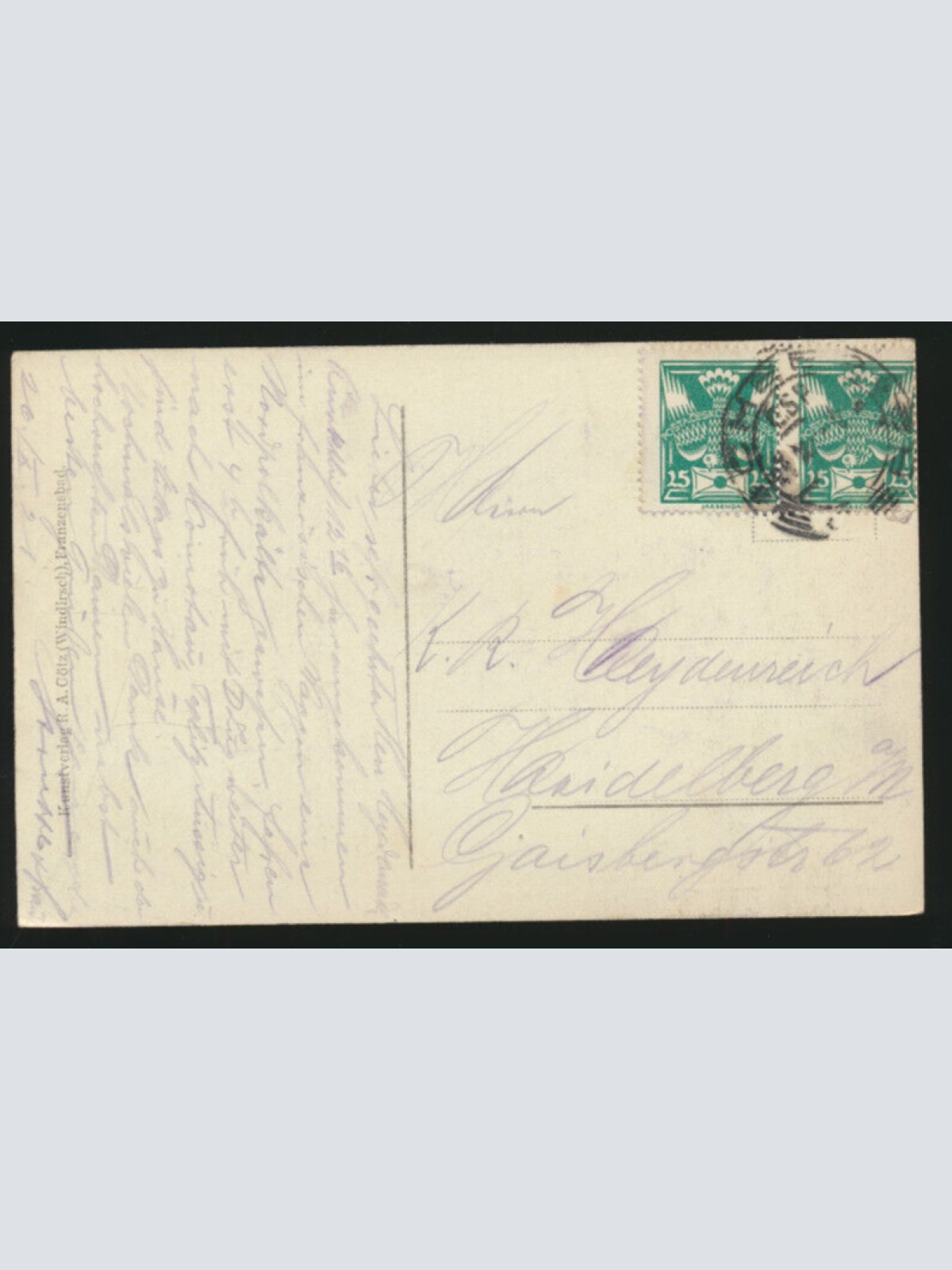 AK aus Eger Banketsaal in der Kaiserburg Ungarn (4309)