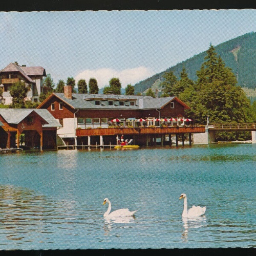 AK aus Lunz am See Grubmayrs Seeterrasse Niederösterreich (3712)
