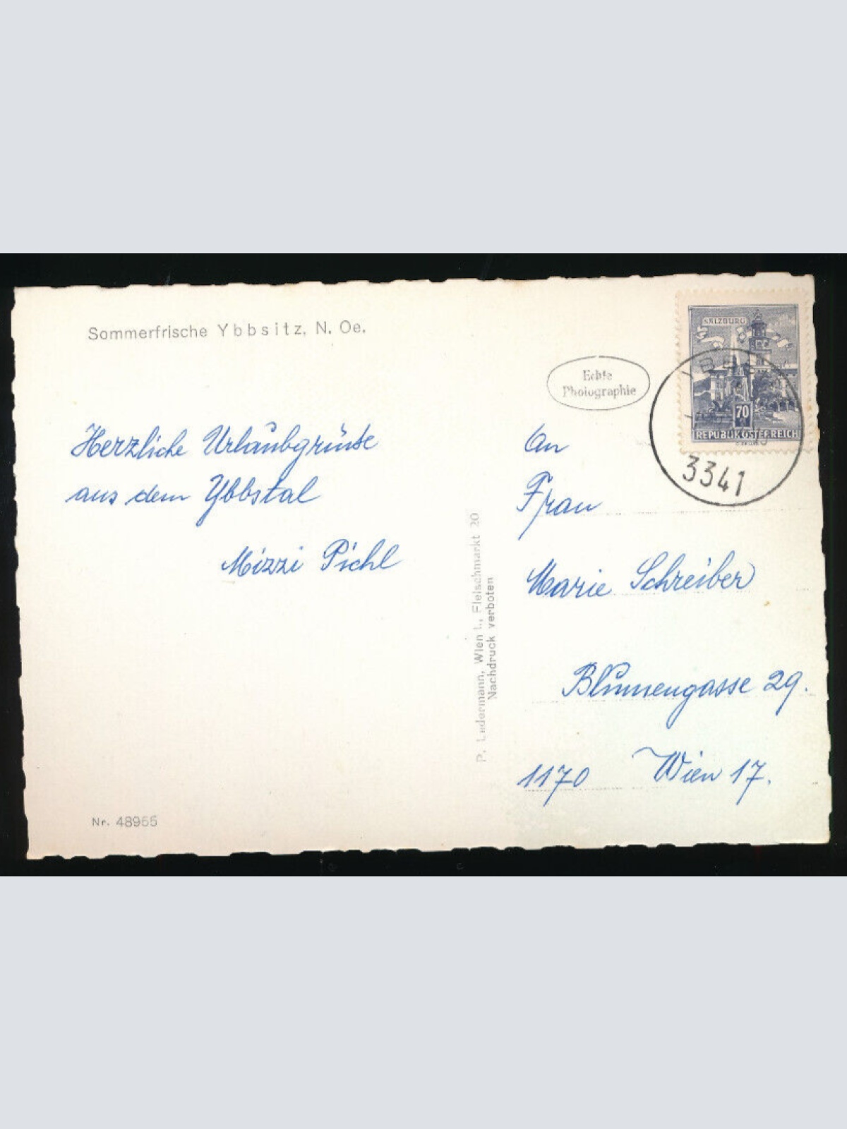 AK aus Ybbsitz Niederösterreich (3715)