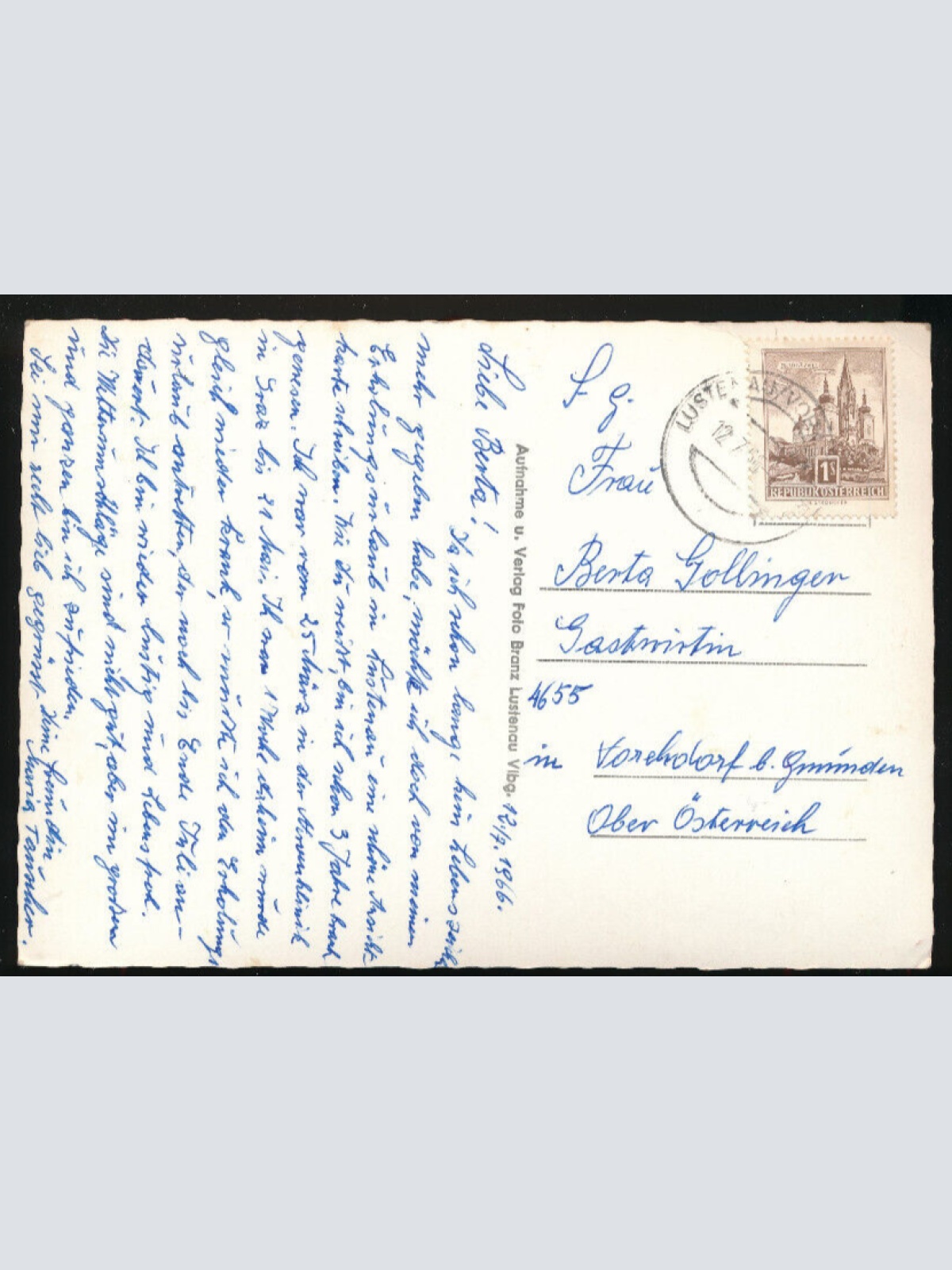 AK aus Lustenau am Rhein Mehrbildkarte Vorarlberg (3701)