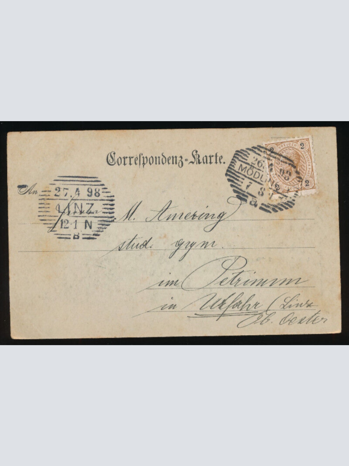 AK aus Mödling mit Viaduct Niederösterreich (4347)