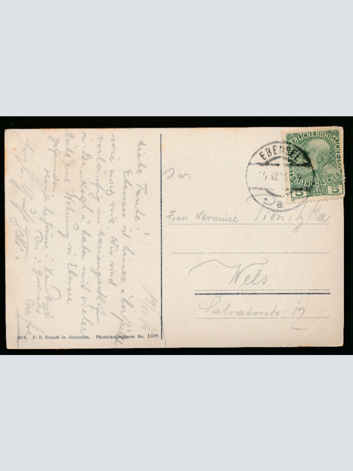 AK aus Roith bei Ebensee Oberösterreich (3694)