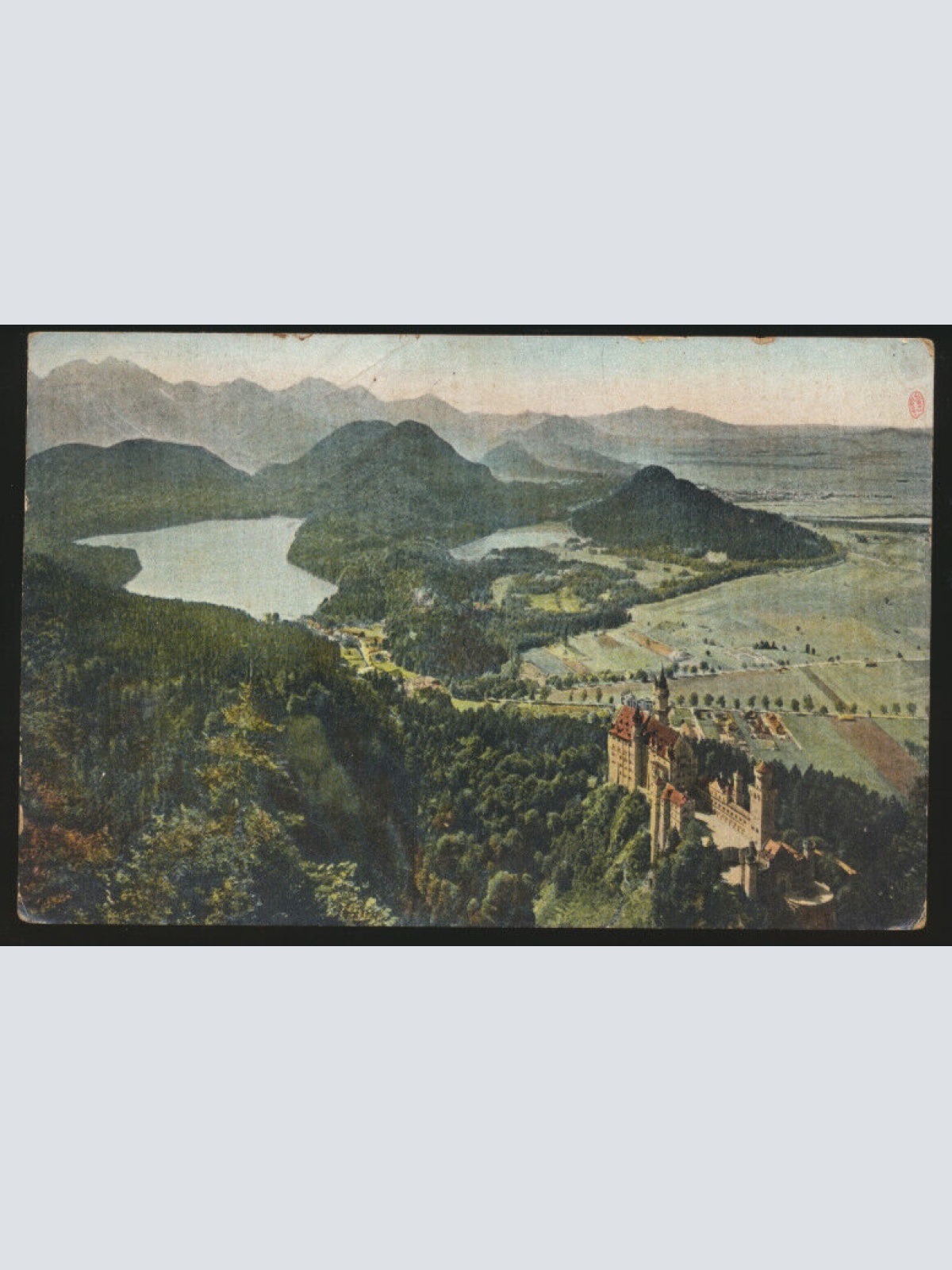 AK vom Schloss Neuschwanstein Bayern (4256)