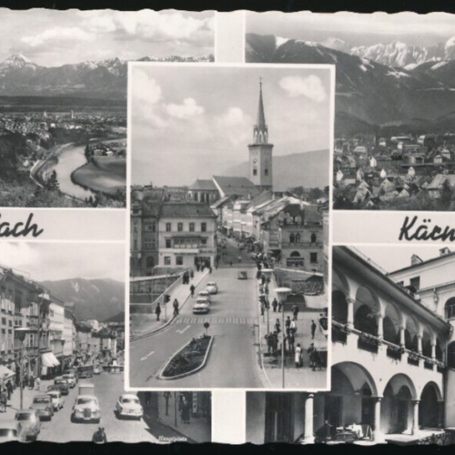 AK aus Villach Mehrbildkarte Kärnten (3700)