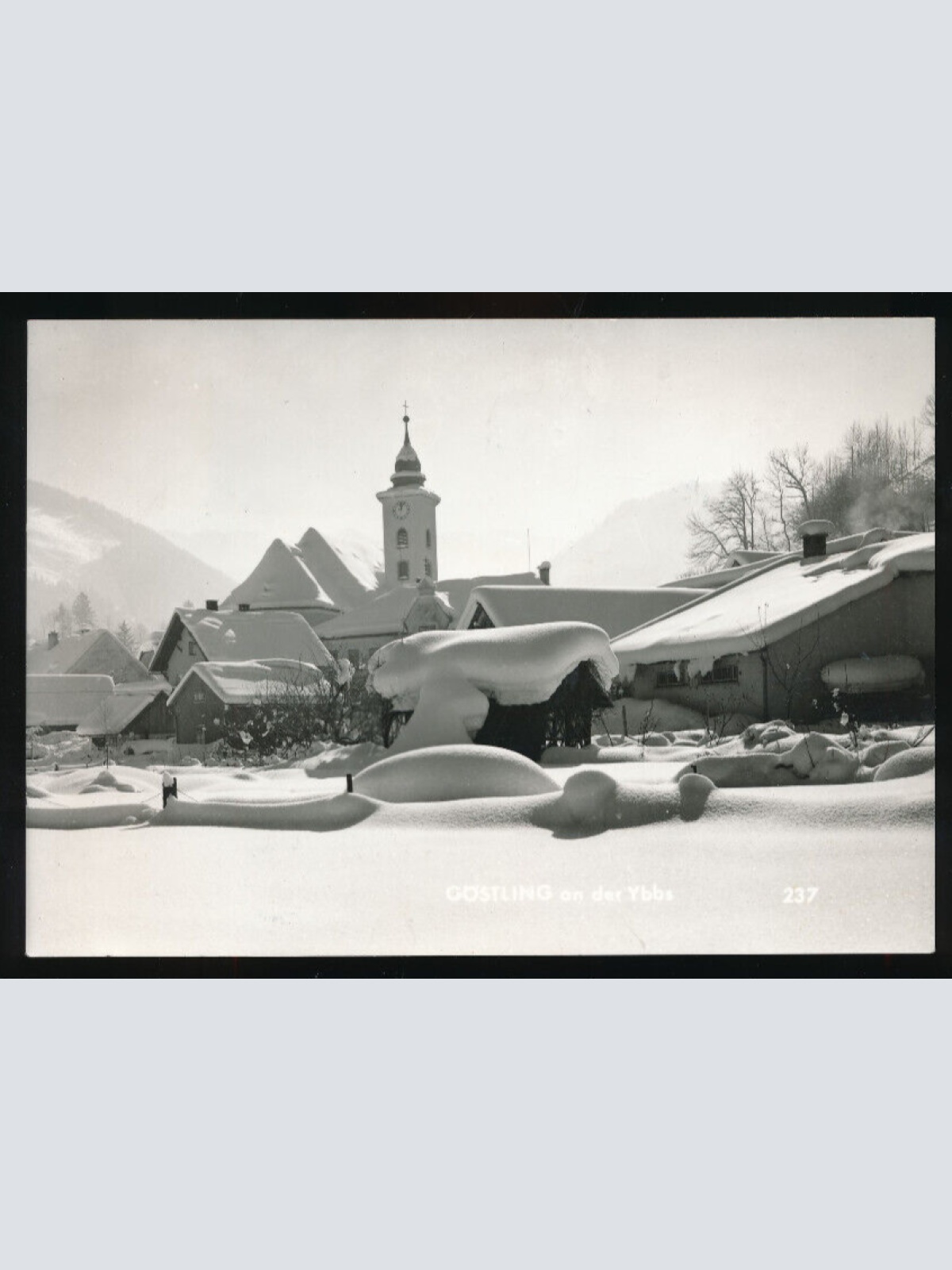 AK aus Göstling an der Ybbs Winterkarte Niederösterreich (3717)