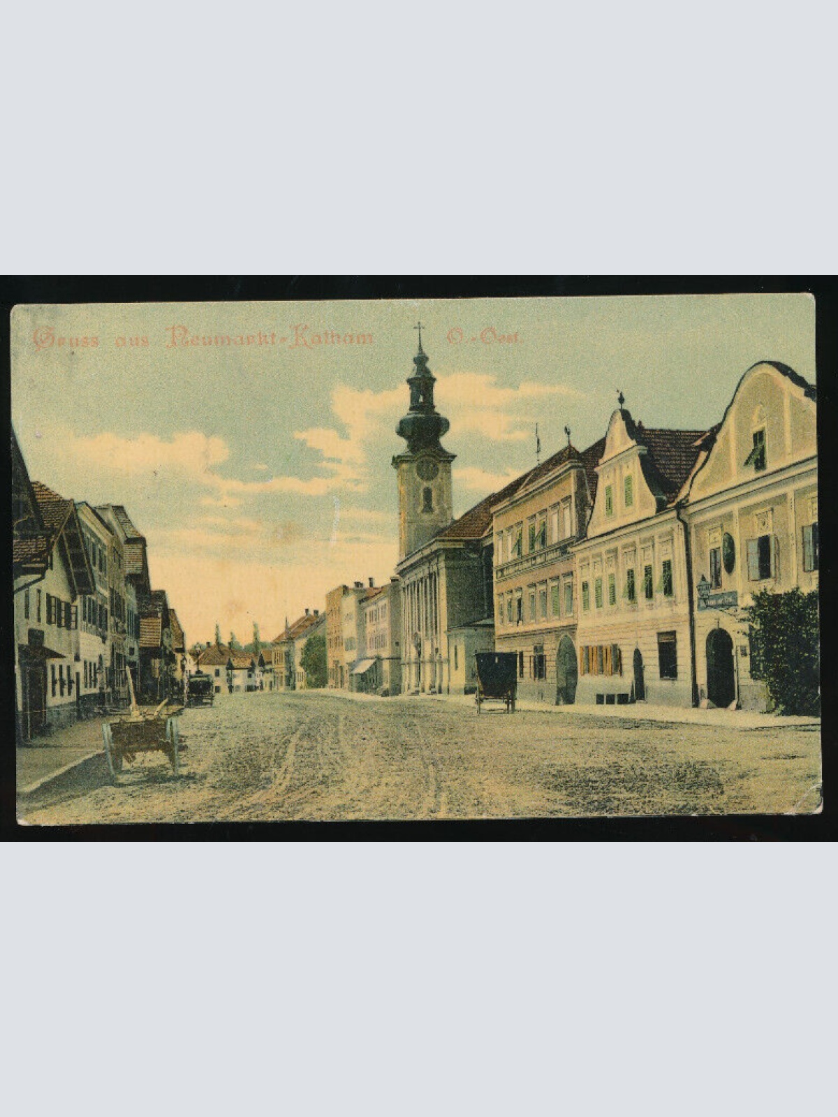 AK gruss aus Neumarkt - Kalham Oberösterreich (4025)