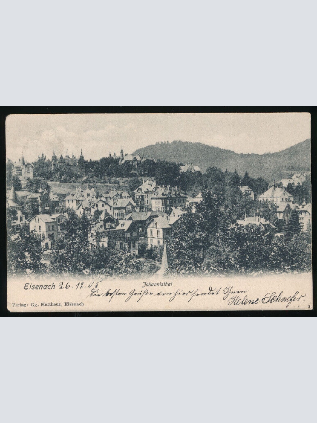 AK aus Eisenach Thüringen Johannisthal (4251)