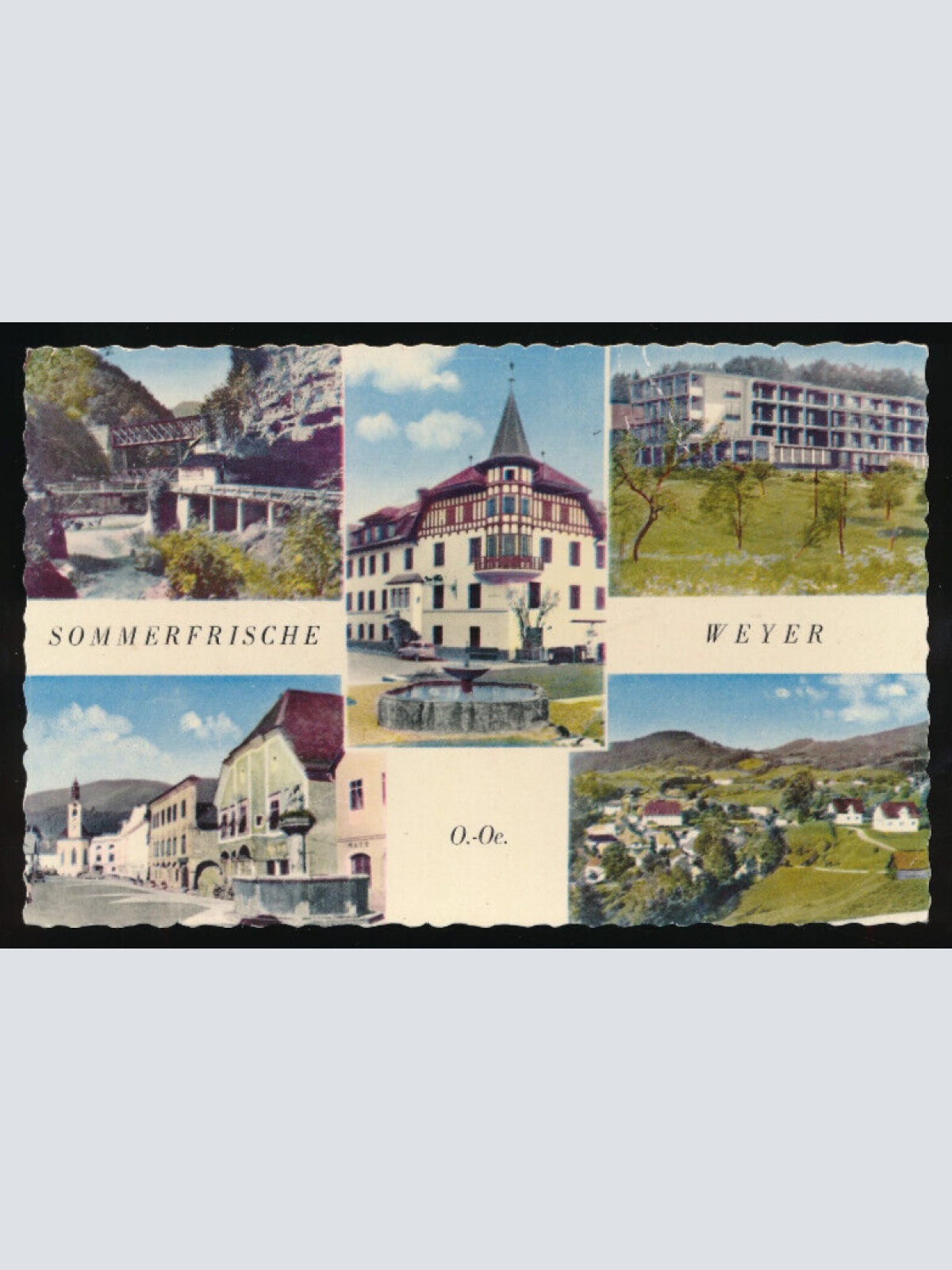 AK aus Weyer Oberösterreich Mehrbildkarte (4277)