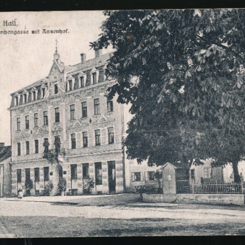 AK aus Bad Hall Oberösterreich Kirchengasse mit Annenhof (4269)