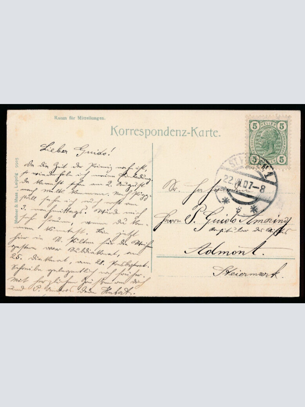 AK aus St. Pölten vom Kaiserwald Niederösterreich (4116)