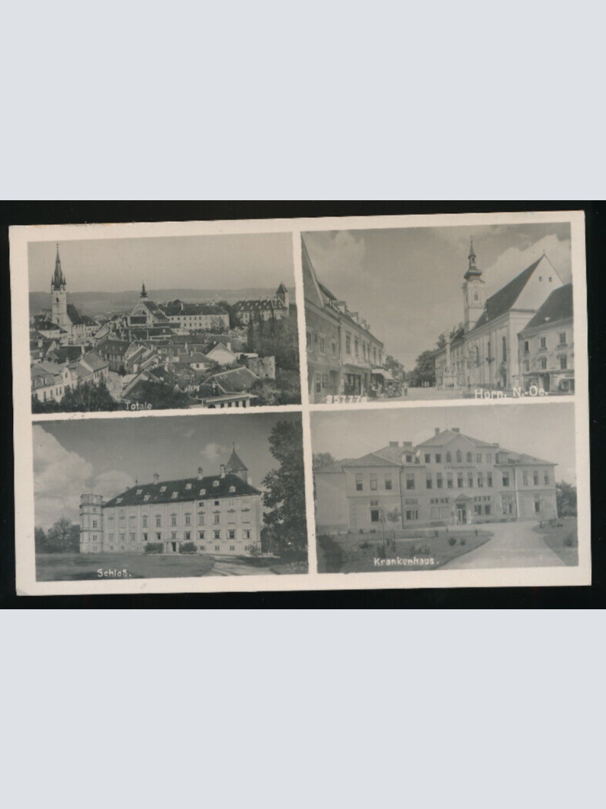 AK aus Horn Mehrbildkarte mit Krankenhaus Niederösterreich (4113)