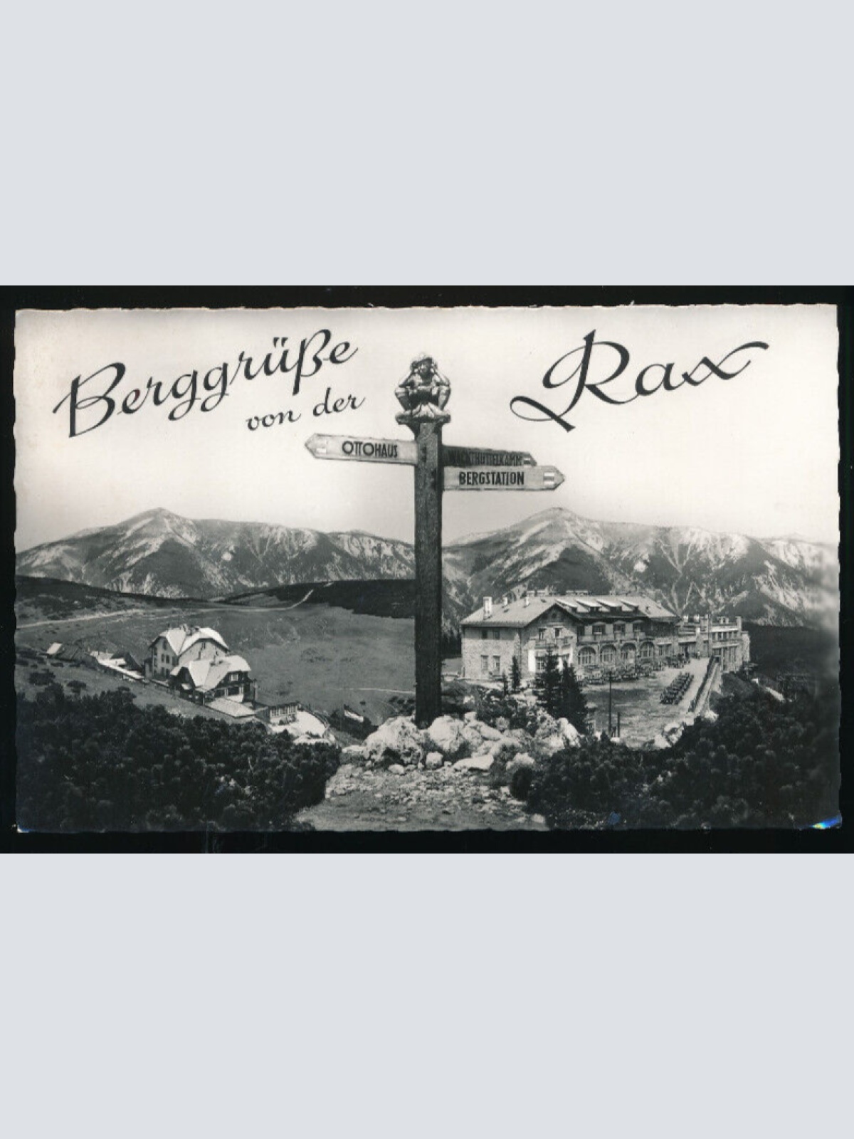 AK gruss von der Rax Niederösterreich (4111)