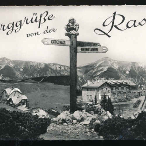 AK gruss von der Rax Niederösterreich (4111)