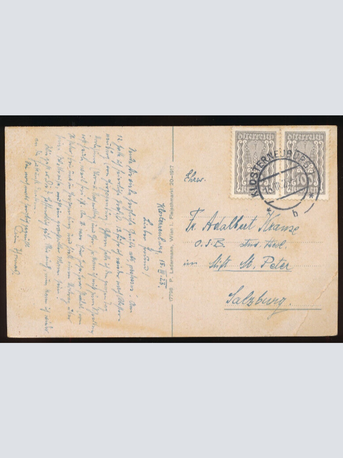 AK aus Klosterneuburg Niederösterreich (4370)