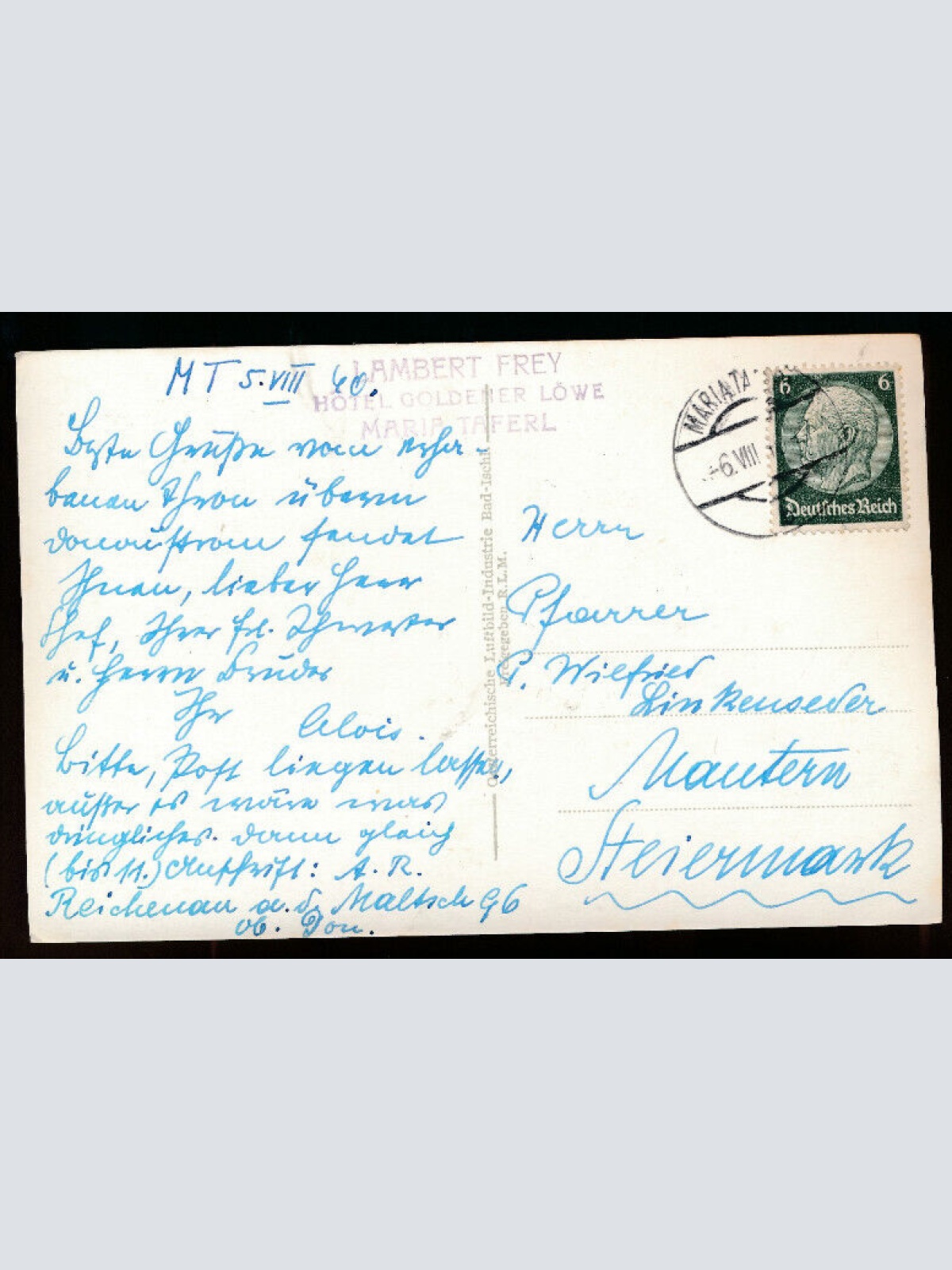 AK aus Maria Taferl Fliegeraufnahme Niederösterreich (4375)