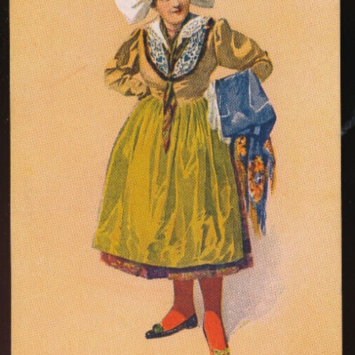 Künstler- Karte von K. Simunka Ungarische Tracht, Devce Plzne (4382)