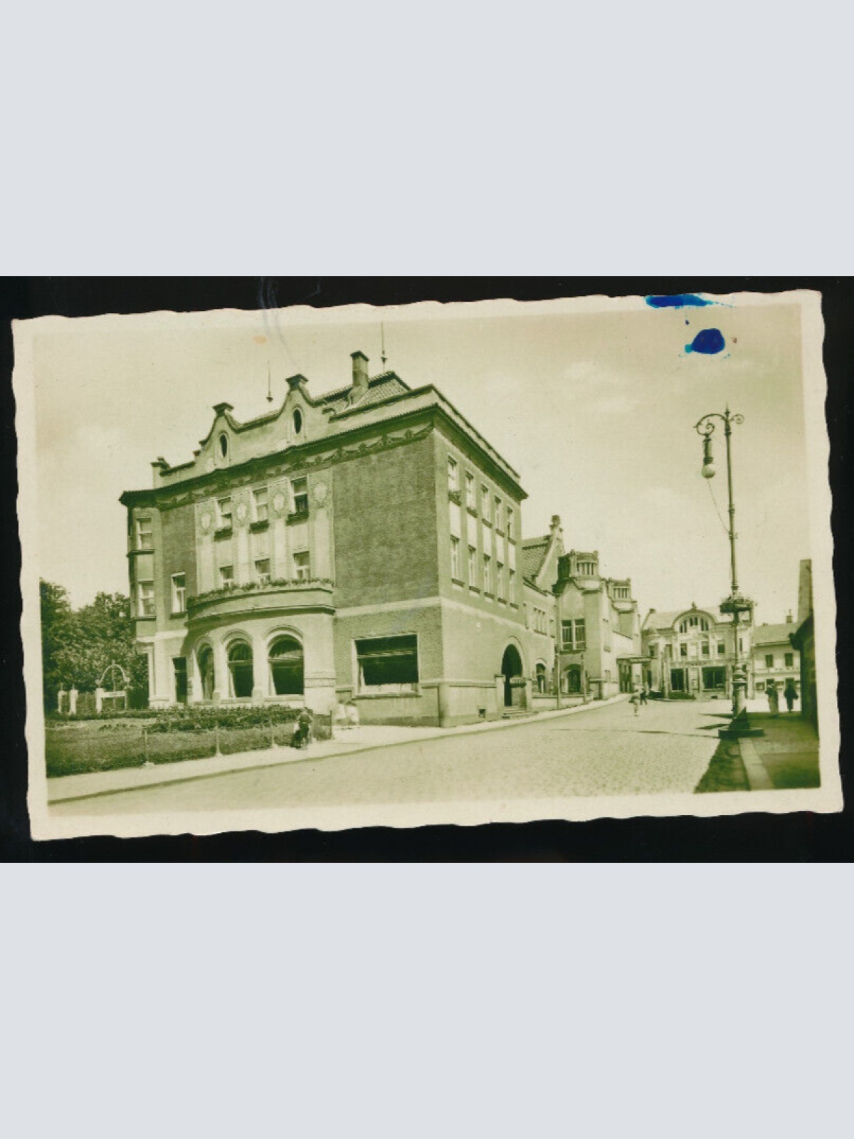 AK aus Prostejov Narodni dum Tschechoslowakei (4080)