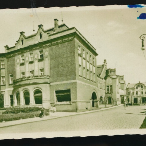 AK aus Prostejov Narodni dum Tschechoslowakei (4080)