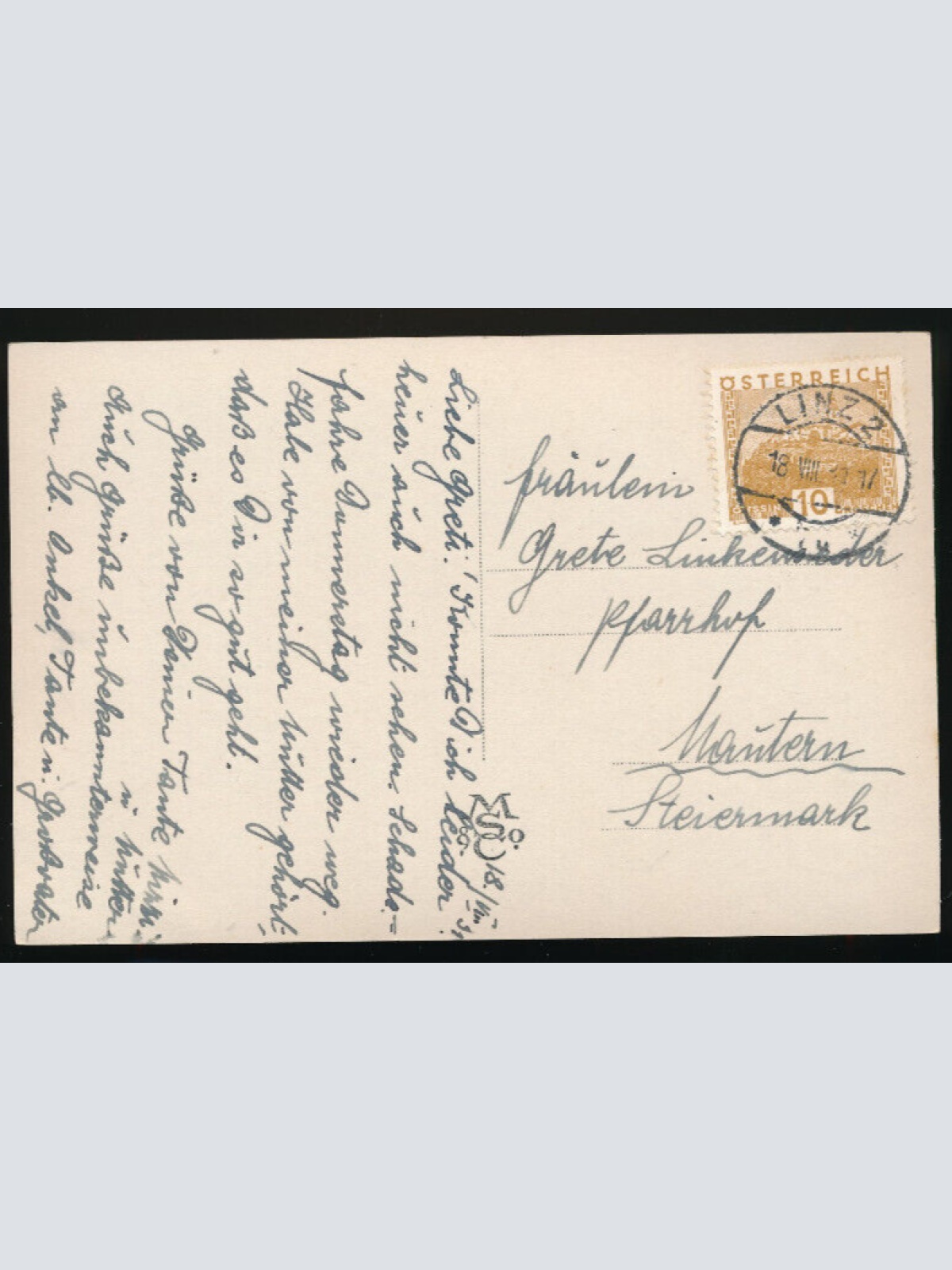 AK aus Linz an der Donau Oberöstereich (4212)