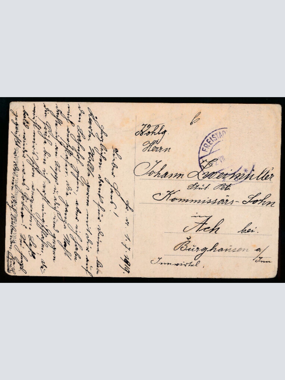 AK aus Freistadt Städtisches Konvikt Oberösterreich (4168)