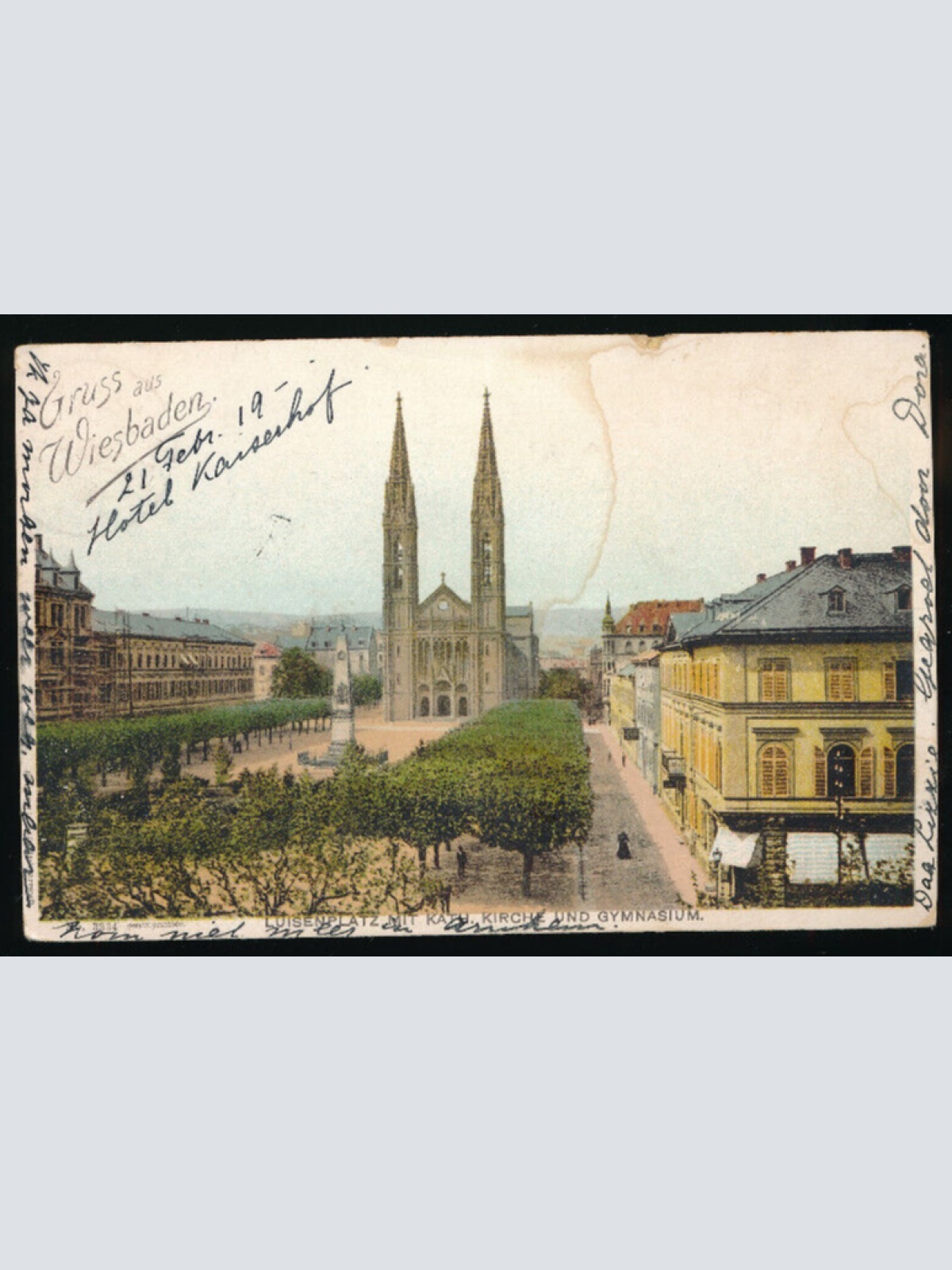 AK gruss aus Wiesbaden Hessen (4650)