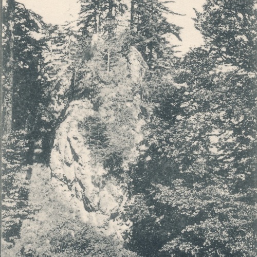 AK, Bad Ilmenau, Thüringen, Grosser Hermannstein, Deutschland (S424)