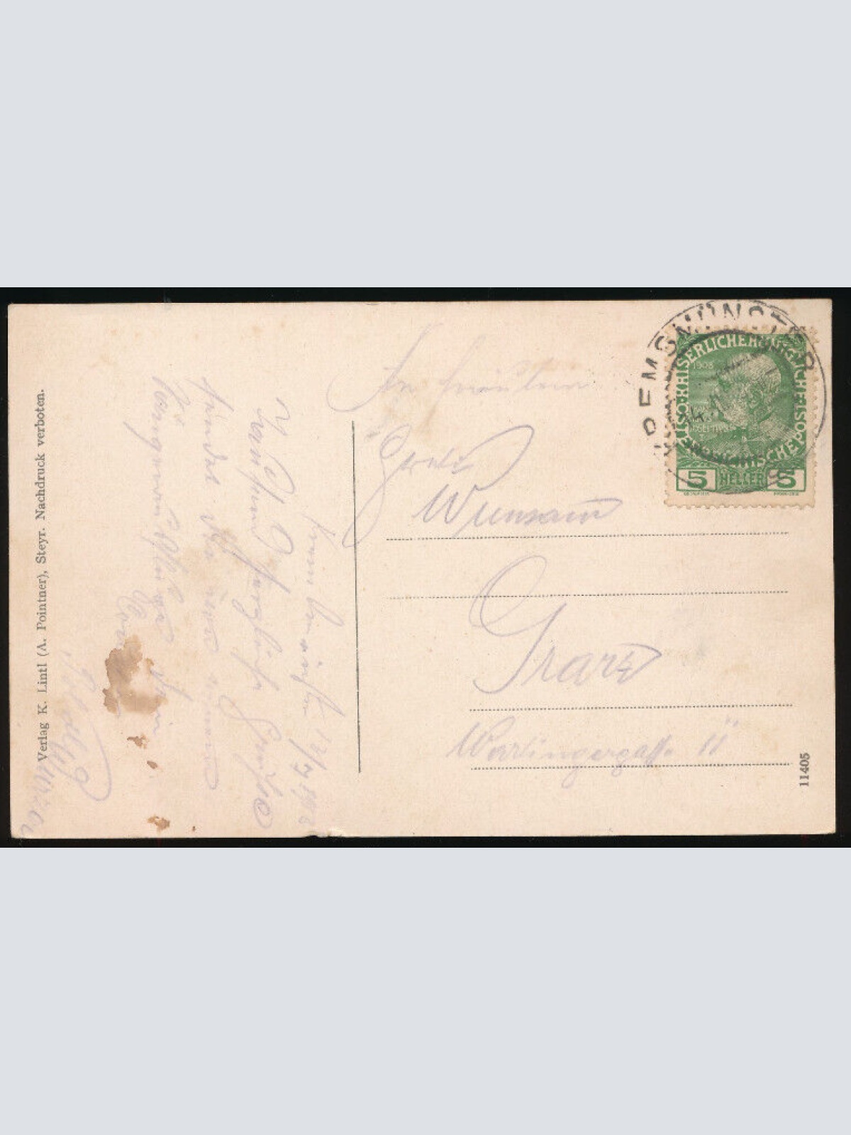 AK aus Kremsmünster mit Benediktienerstift Oberösterreich (4024)