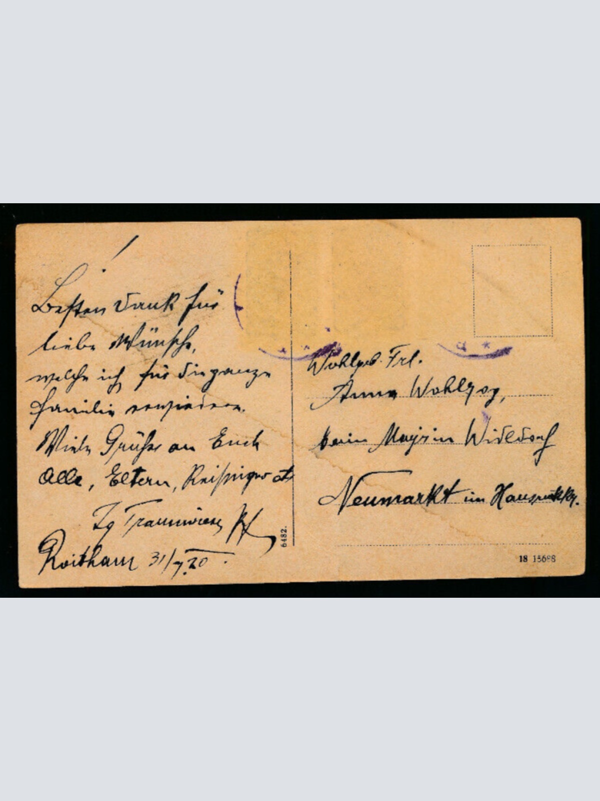 AK aus Roitham Pfarrhof Oberösterreich (4026)