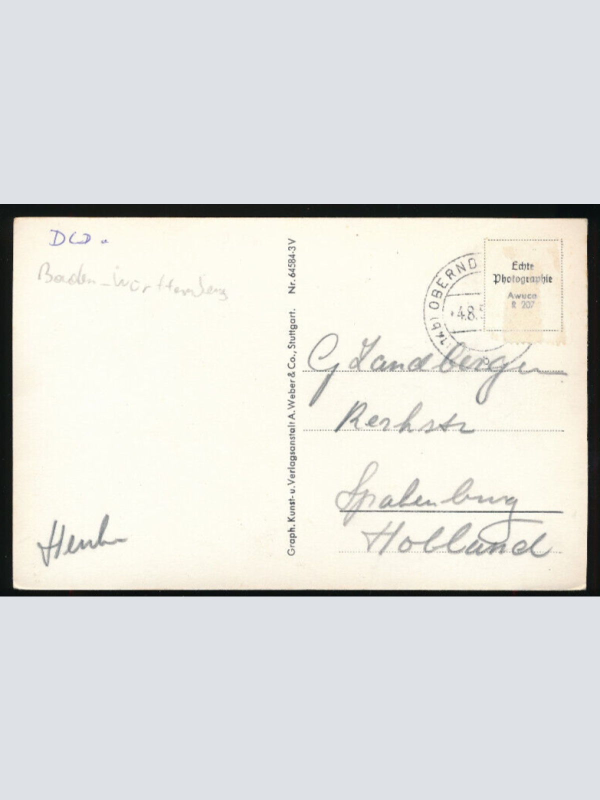 AK aus Oberndorf Baden - Württemberg (4684)