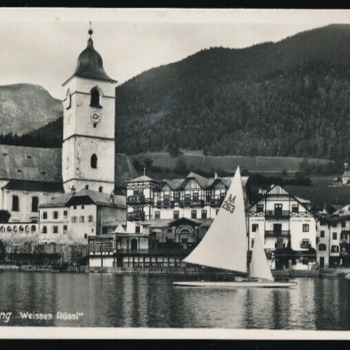AK aus St.Wolfgang mit weisses Rössl Oberösterreich (4584)