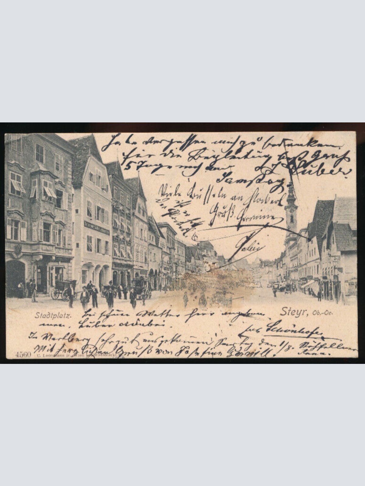 AK aus Styer Stadtplatz Oberösterreich (4140)