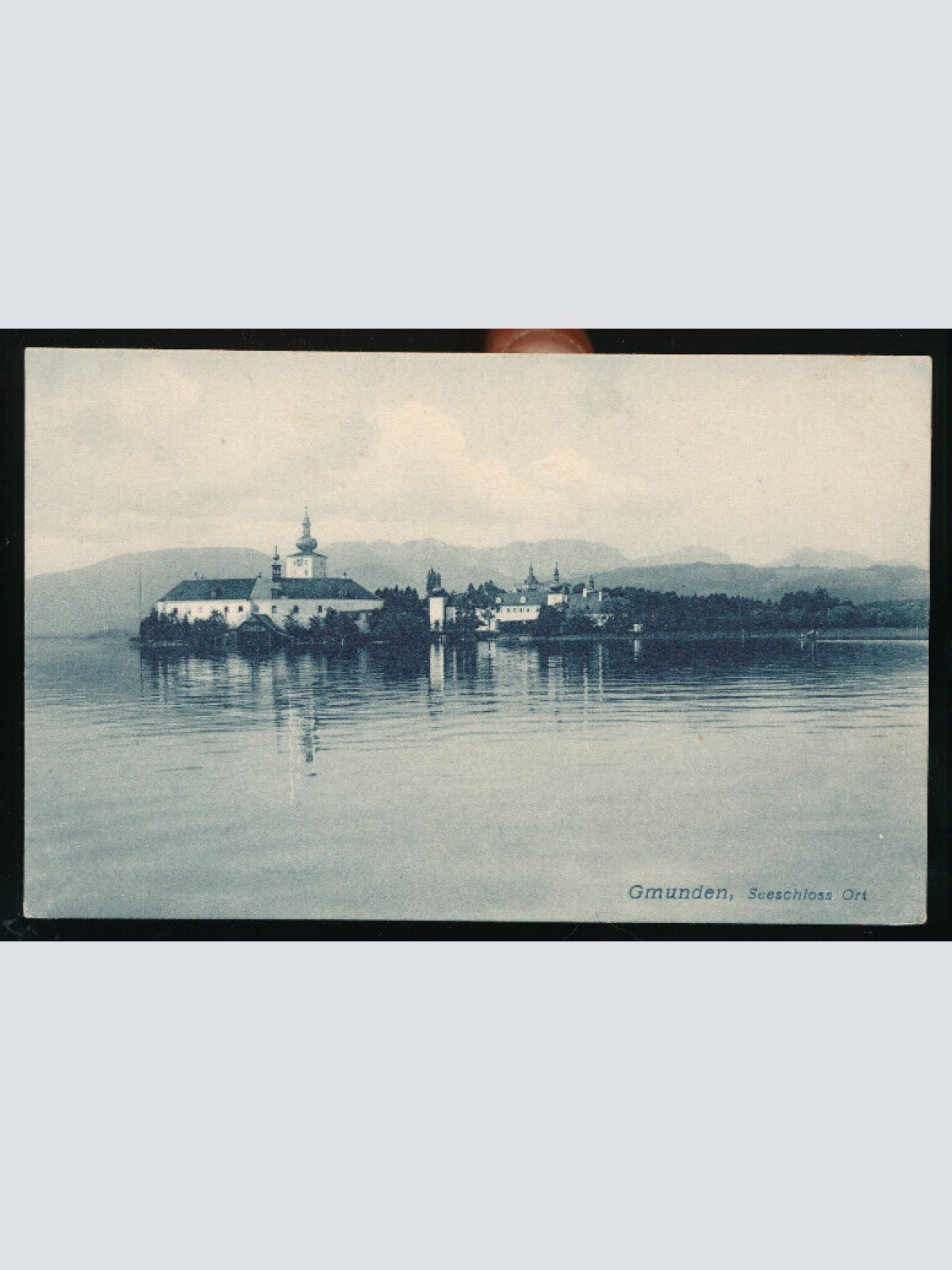 AK aus Gmunden mit Schloss Ort Oberösterreich (4593)