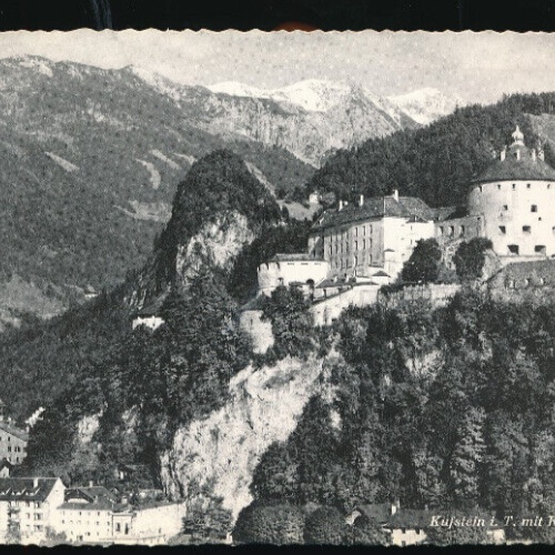 AK aus Kufstein mit Kaisergebirge Tirol (4582)