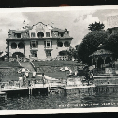 AK aus Velden am Wörthersee mit Hotel Hubertushof Kärnten (4570)