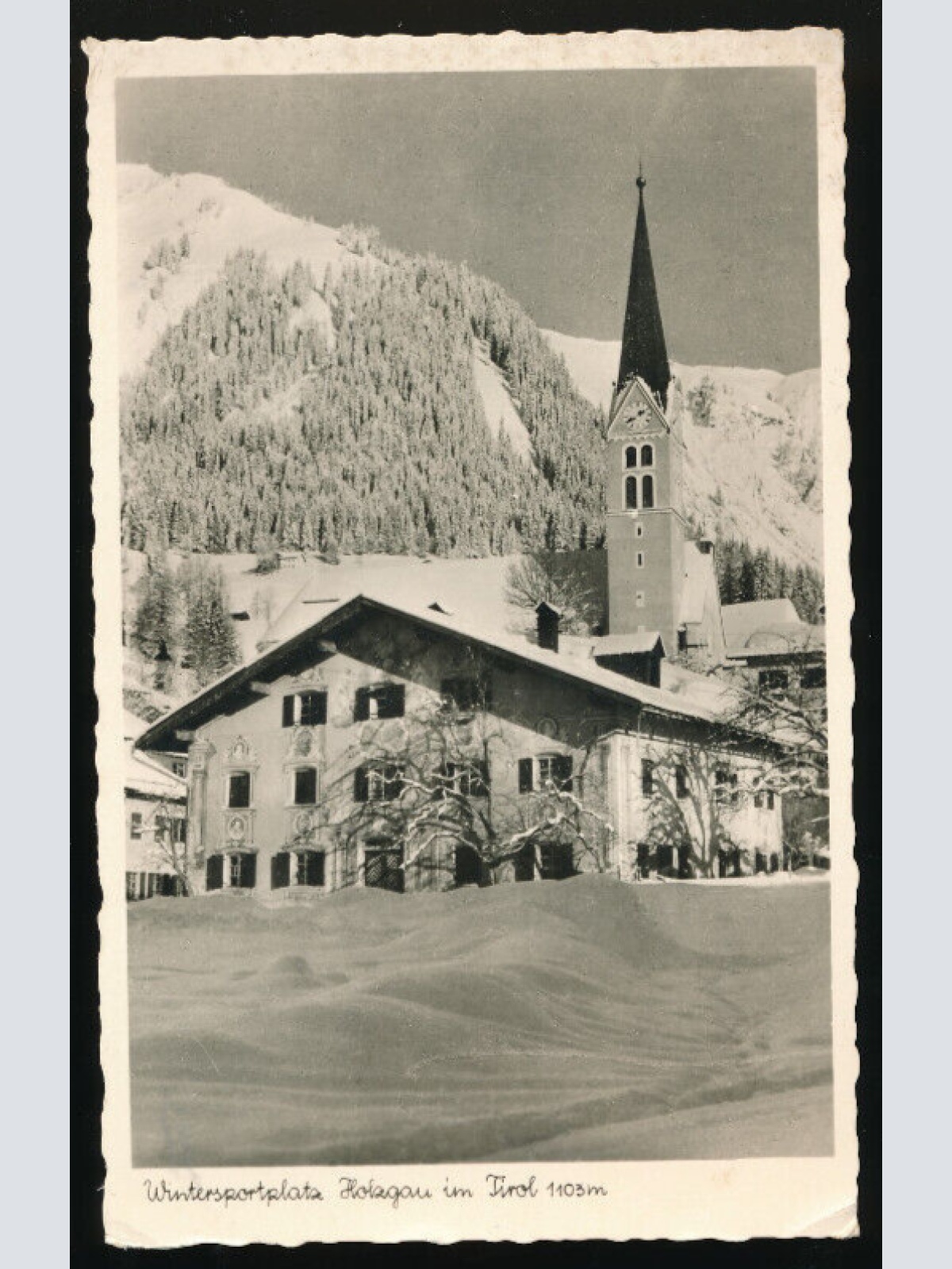 AK aus Holzgau Wintersportplatz Tirol (4578)