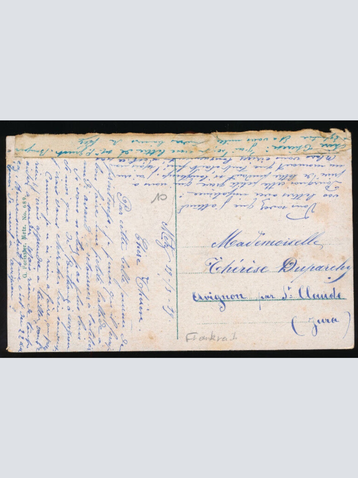 AK gruss aus Metz Mehrbildkarte Frankreich (4645)