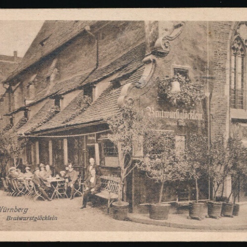 AK aus Nürnberg Bratwurstglöcklein Bayern (4636)