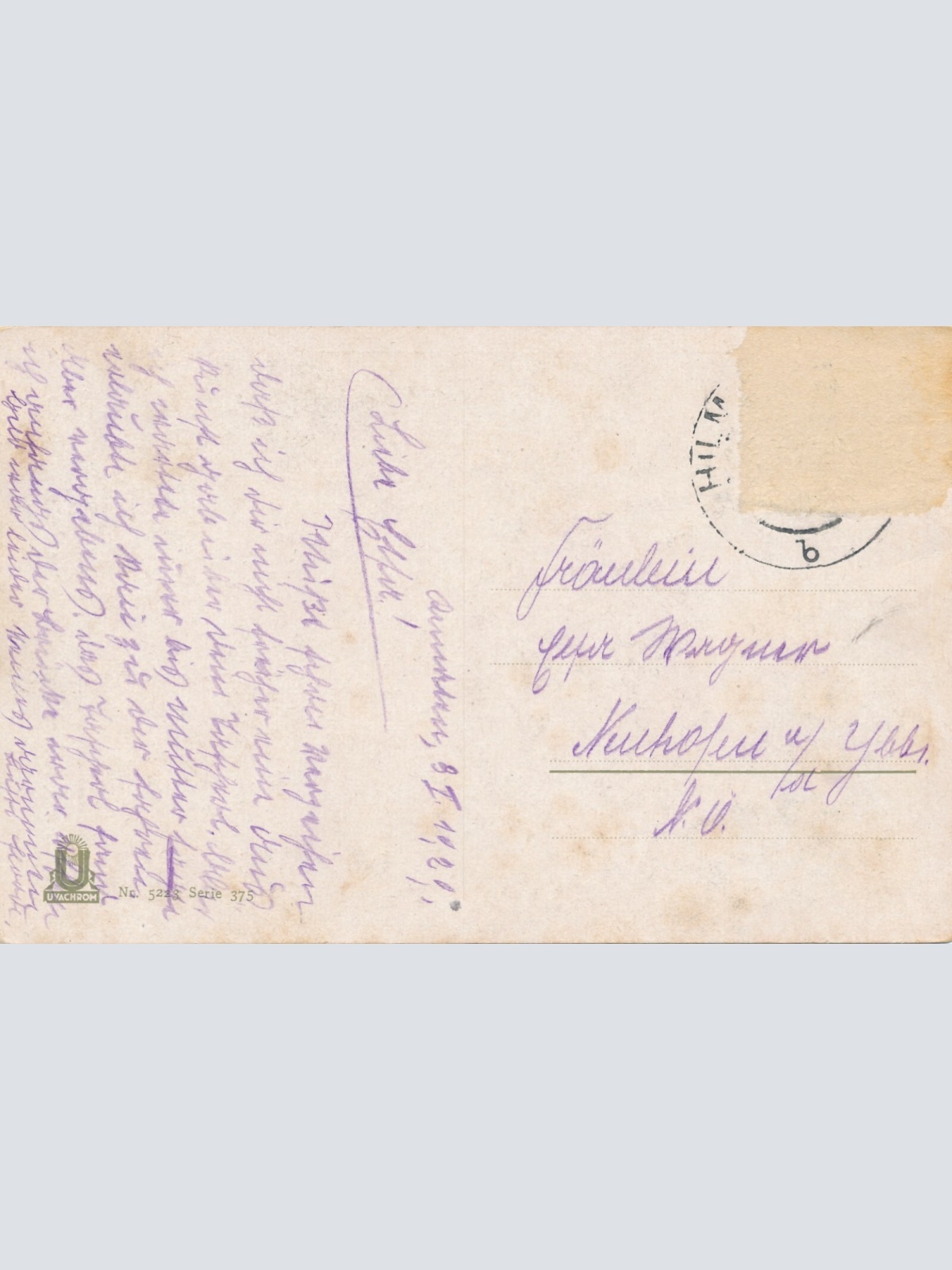 AK, O. Herrfurth, Mädele ruck, ruck, ruck an meine grüne Seite (S475)