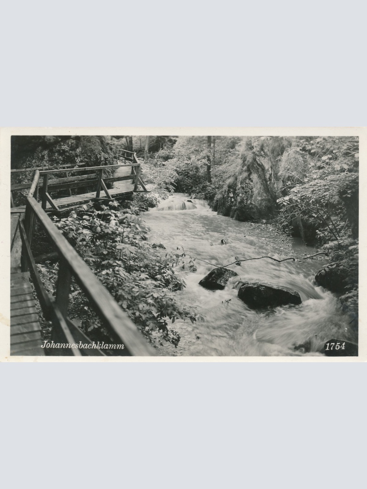 AK, Johannesbachklamm, Würflach, Niederösterreich (S461)