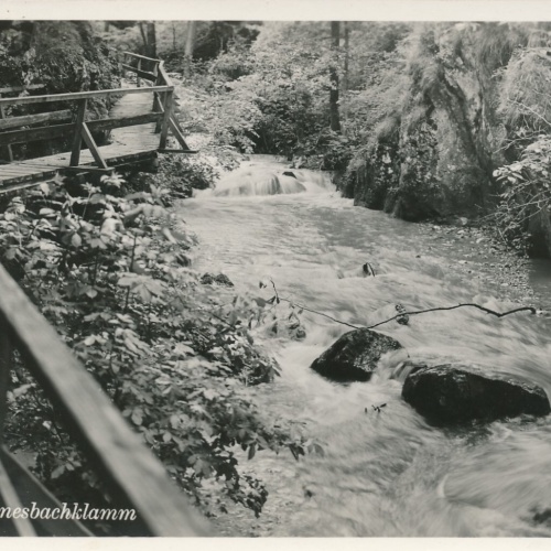 AK, Johannesbachklamm, Würflach, Niederösterreich (S461)