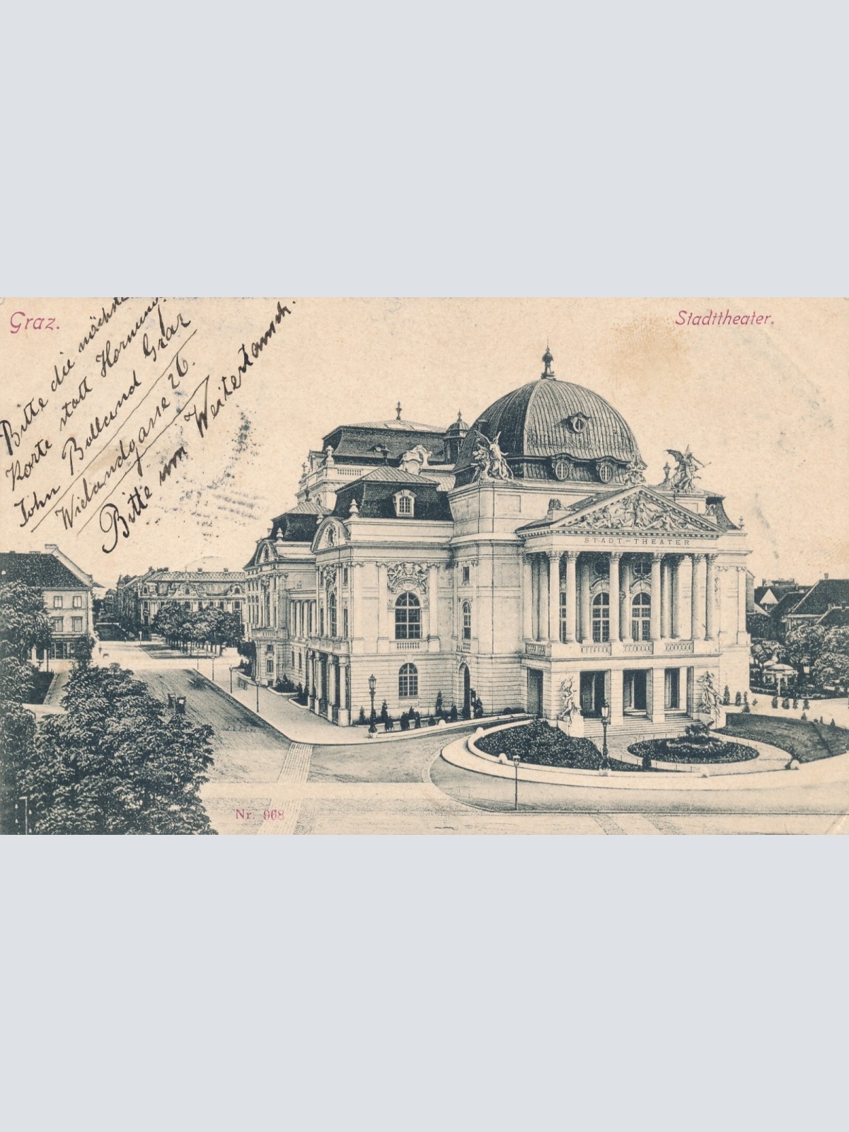 AK, Graz, Steiermark, Stadttheater, Österreich (S481)