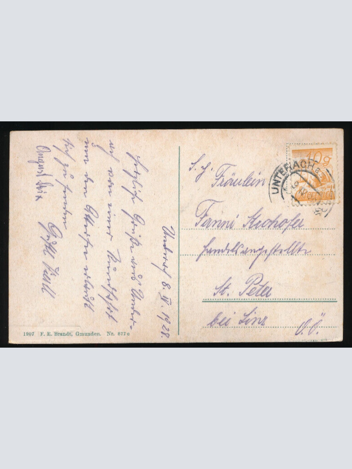 AK aus Unterach am Attersee Oberösterreich (4744)