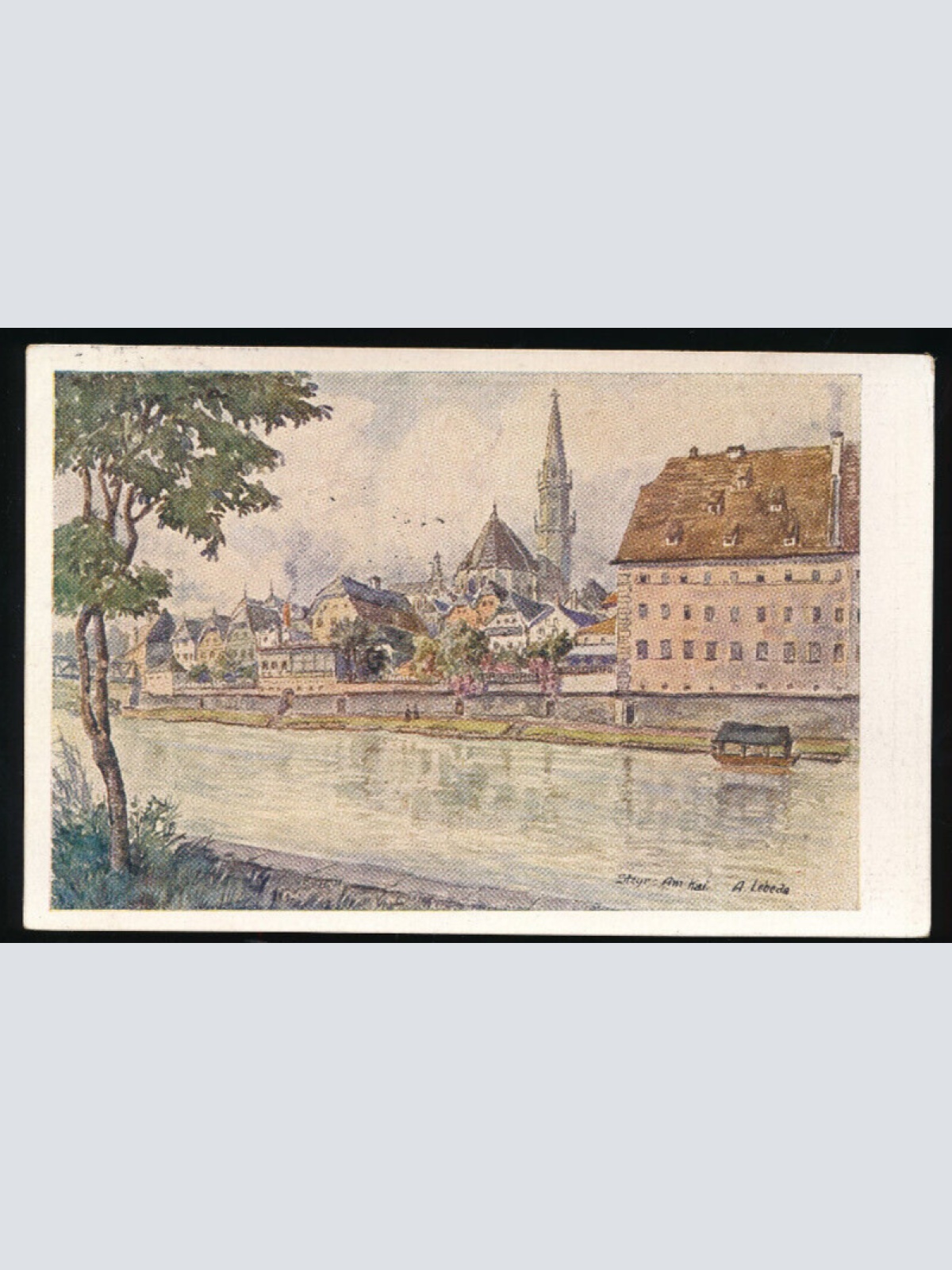 Künstler - AK von A. Lebeda aus Steyr Oberösterreich (4748)