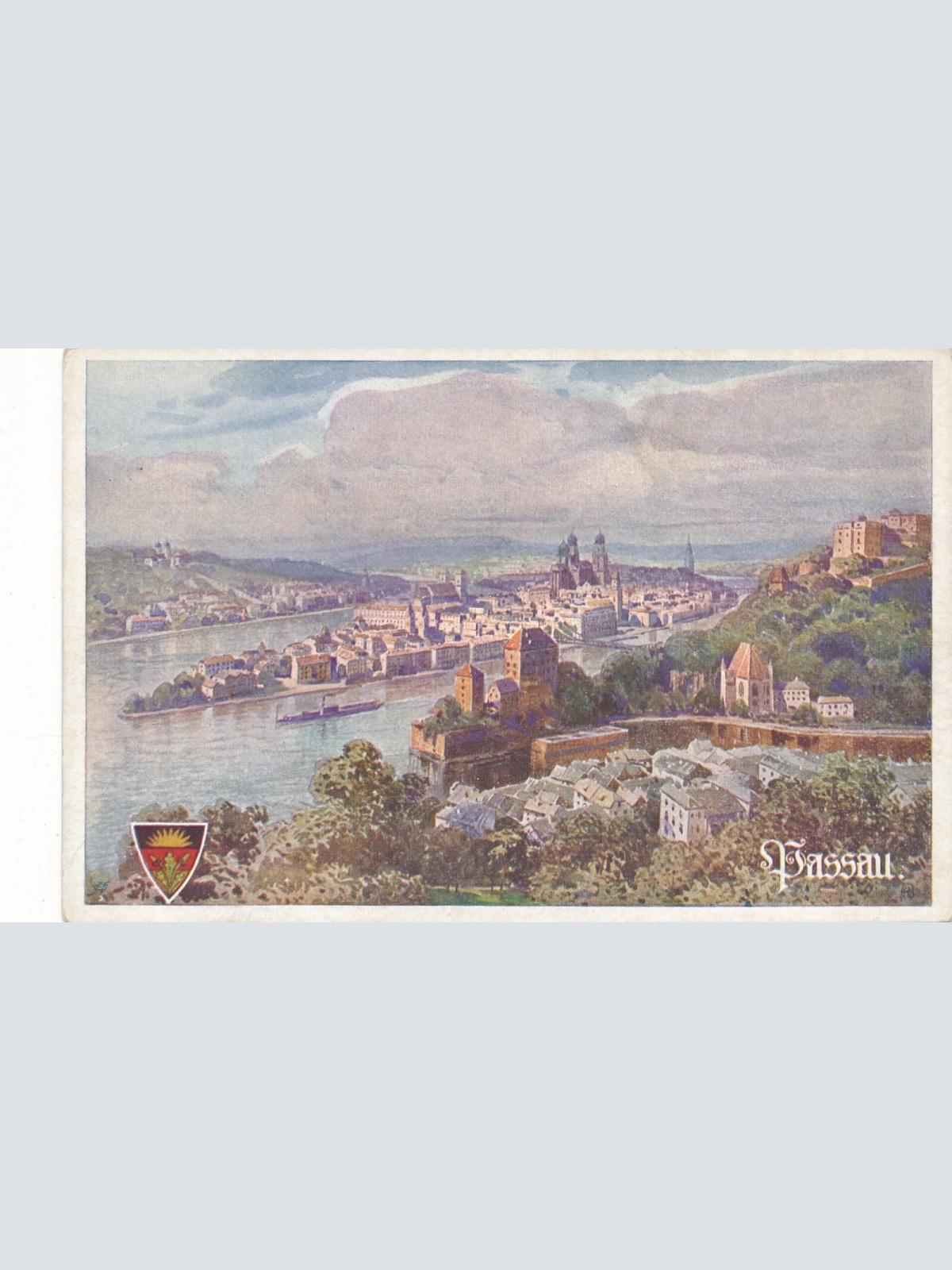 AK, Passau, Deutscher Schulverein Karte Nr. 563, Bayern  (S456)